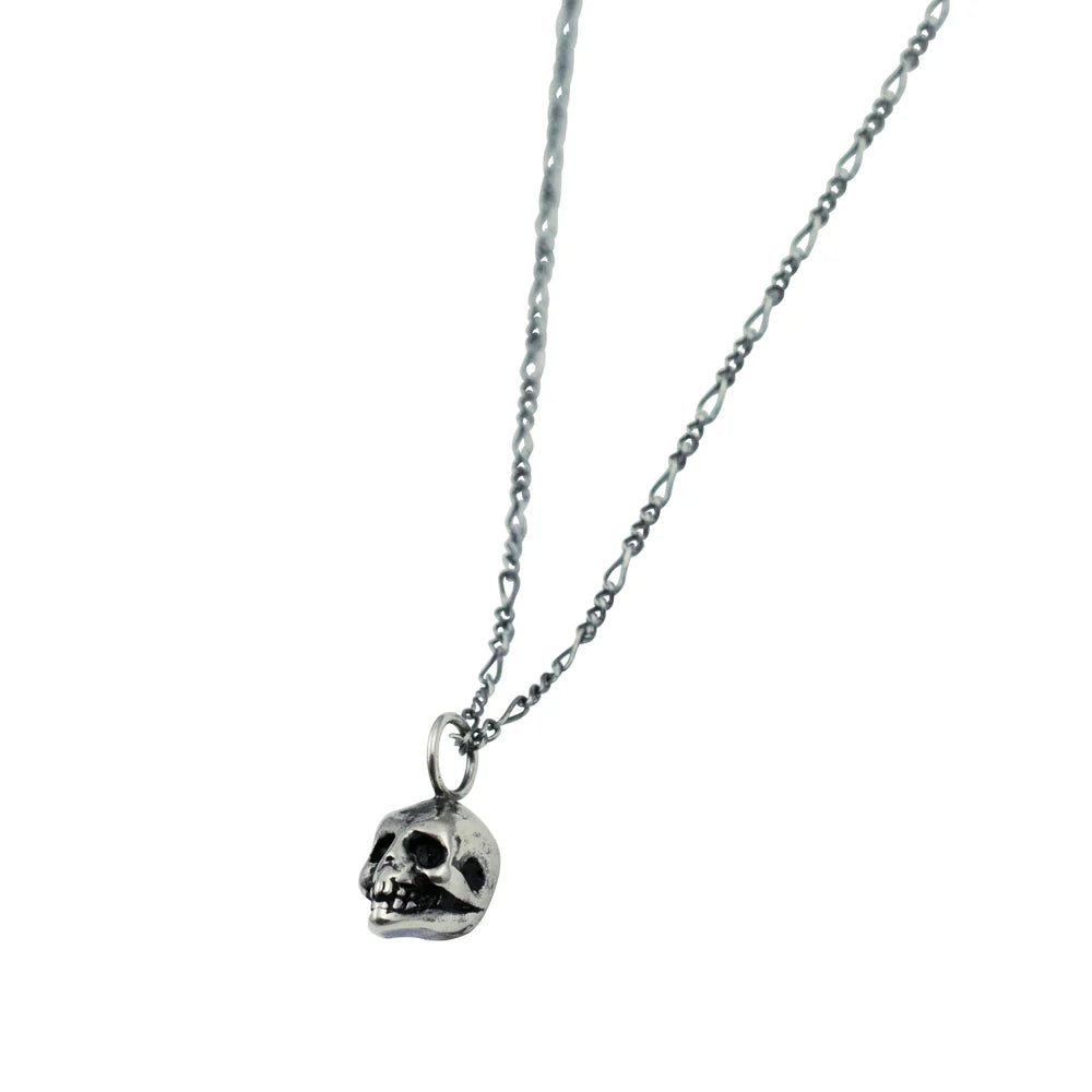 Hellhound Jewelry Silver Skull Necklace