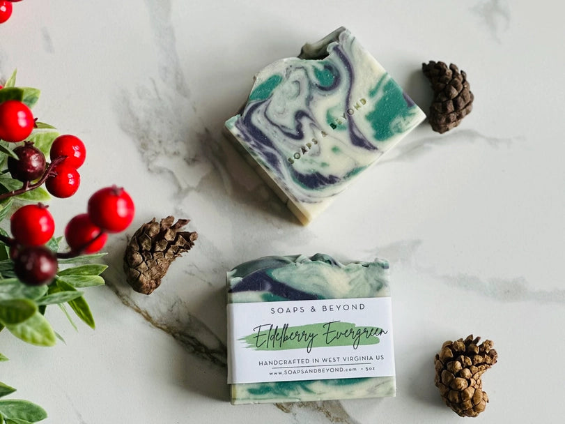 Elderberry Evergreen Bar Soap