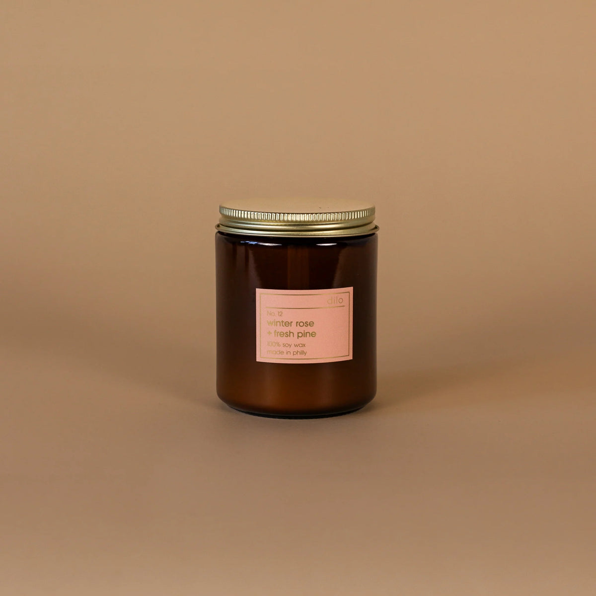 Dilo Winter Rose + Pine Candle
