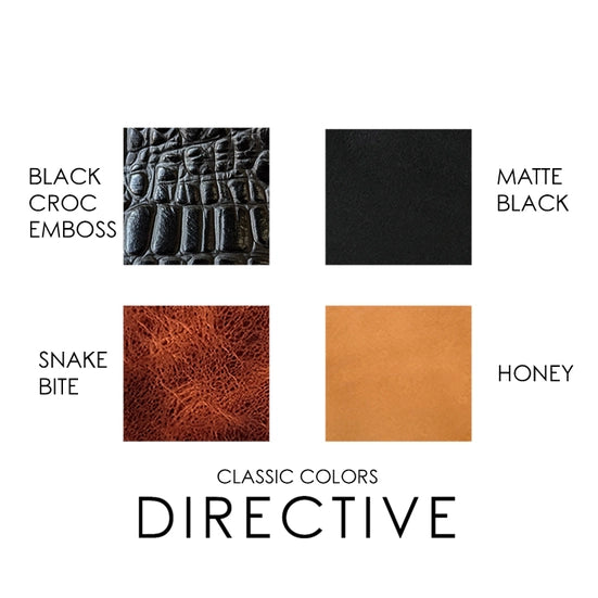 Directive Leather Shell Bag - Matte Black