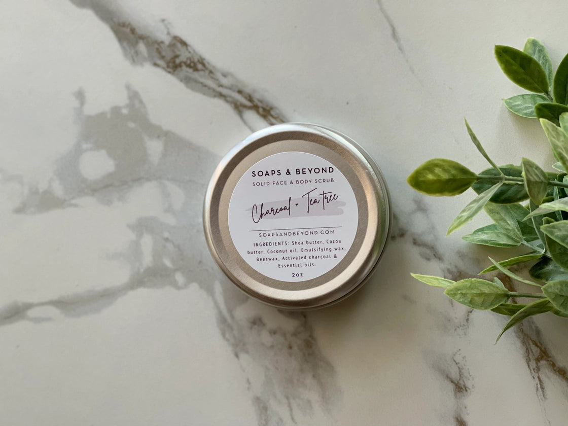 Soaps & Beyond Activated Charcoal Solid Scrub