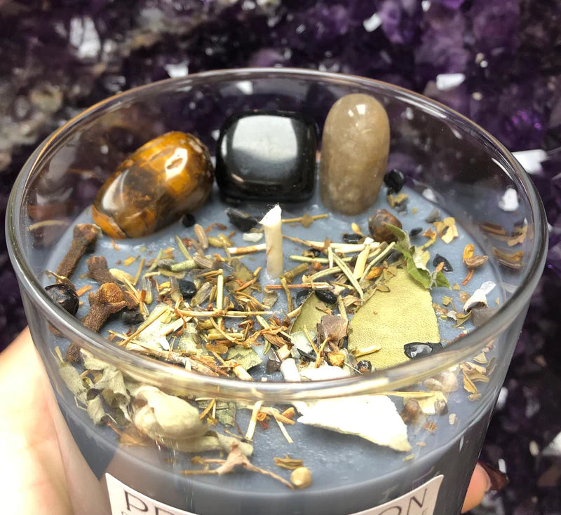 Witch's Way Protection Spell Candle