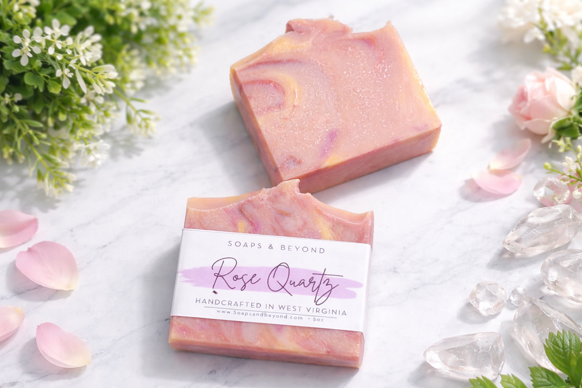 Soap & Beyond Rose Quartz Soap