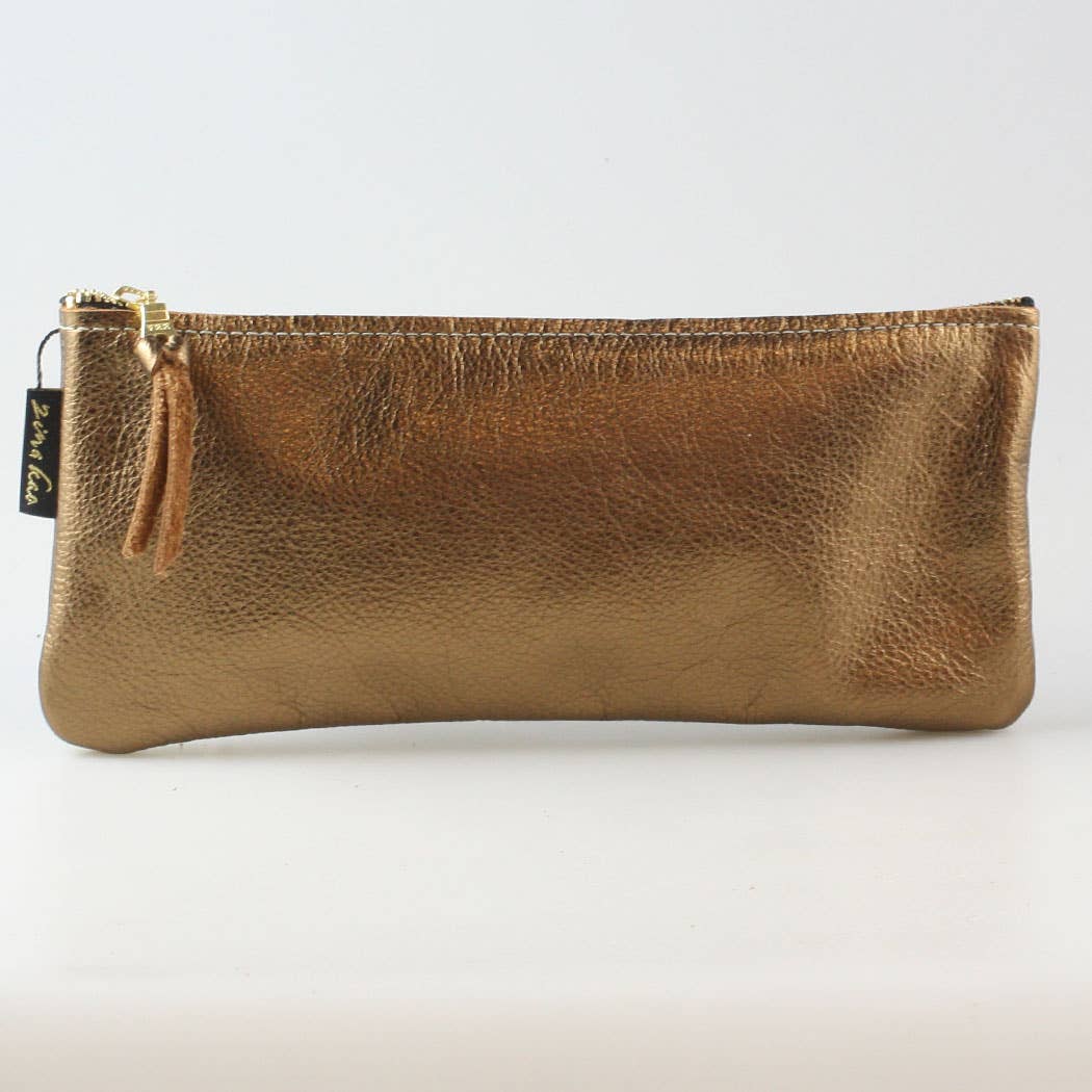 Zina Kao Metallic Pencil Case