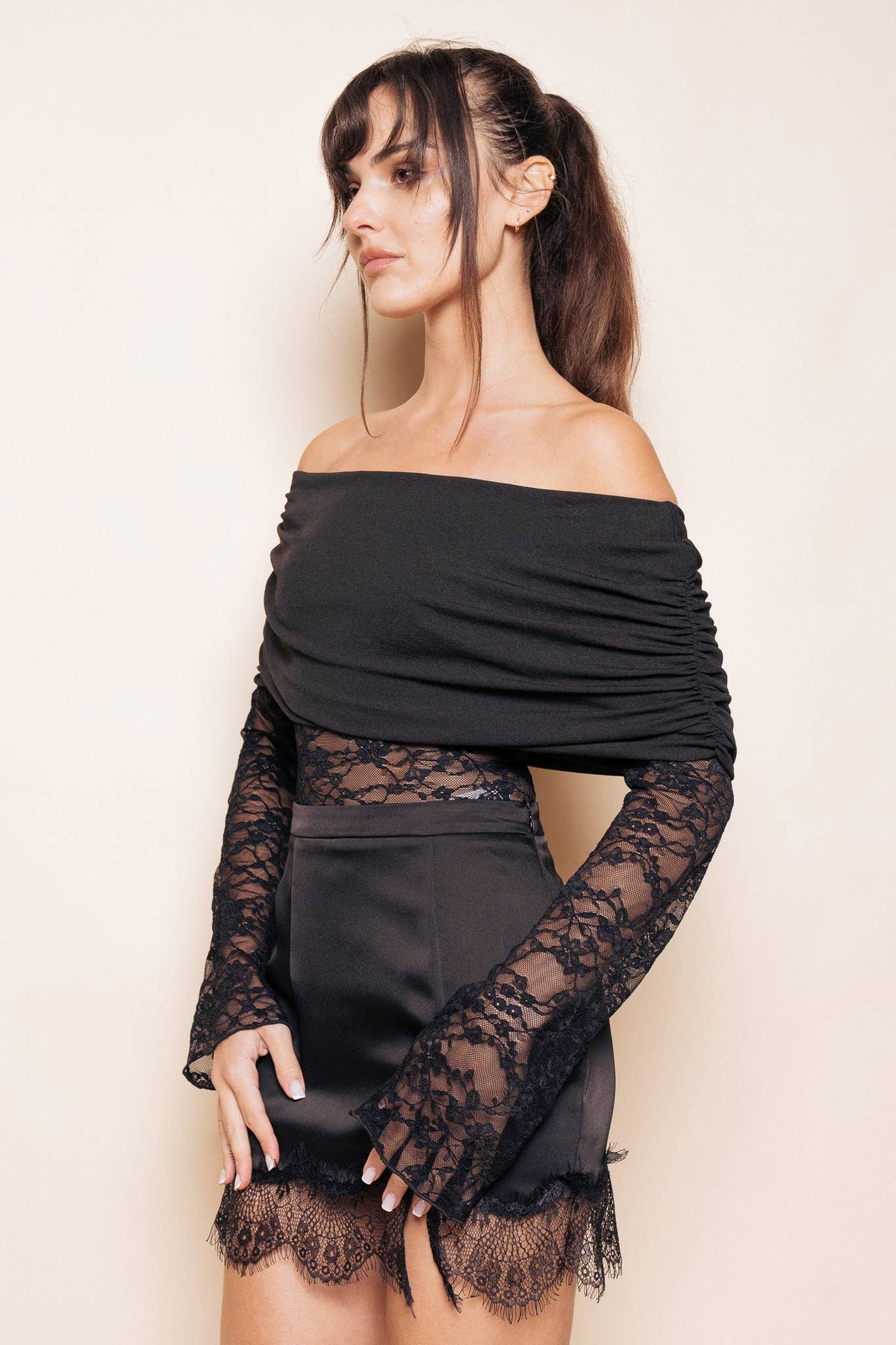 Fore Collection Lace Bodysuit