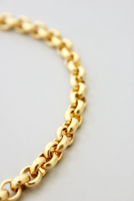 David Aubrey Gold Rolo Chain Bracelet