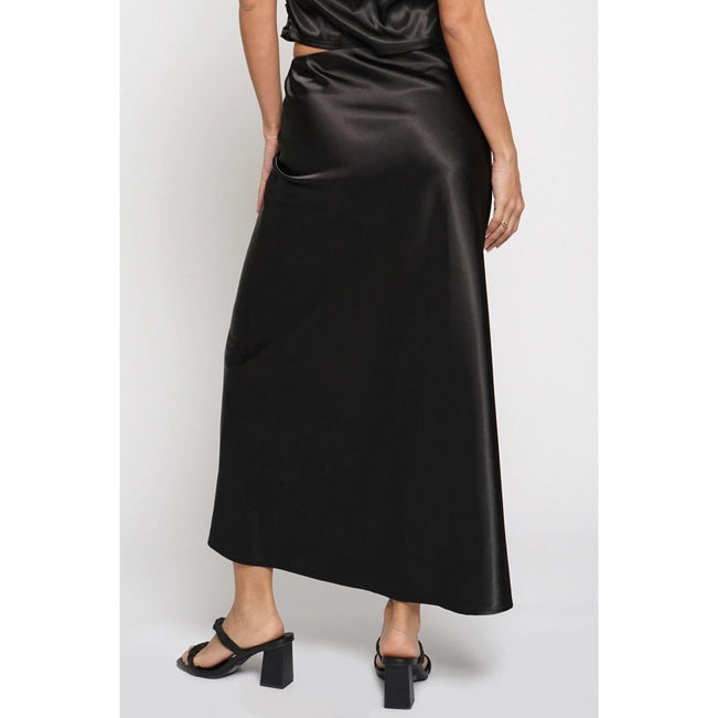 Sans Souci Satin Bias Maxi Skirt