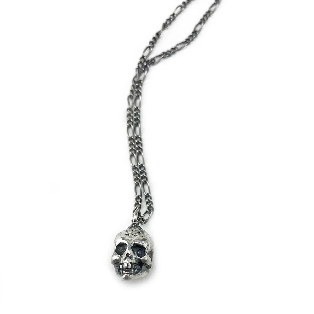 Hellhound Jewelry Silver Skull Necklace