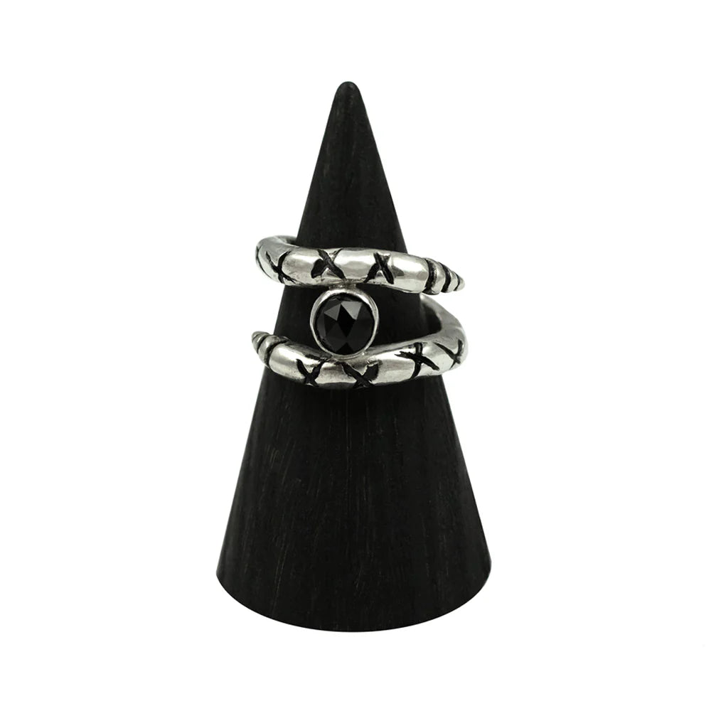 Hellhound Guardian Ring | Onyx