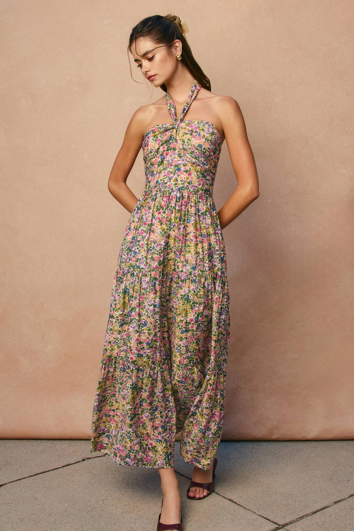 Dress Forum Floral Halter Sundress