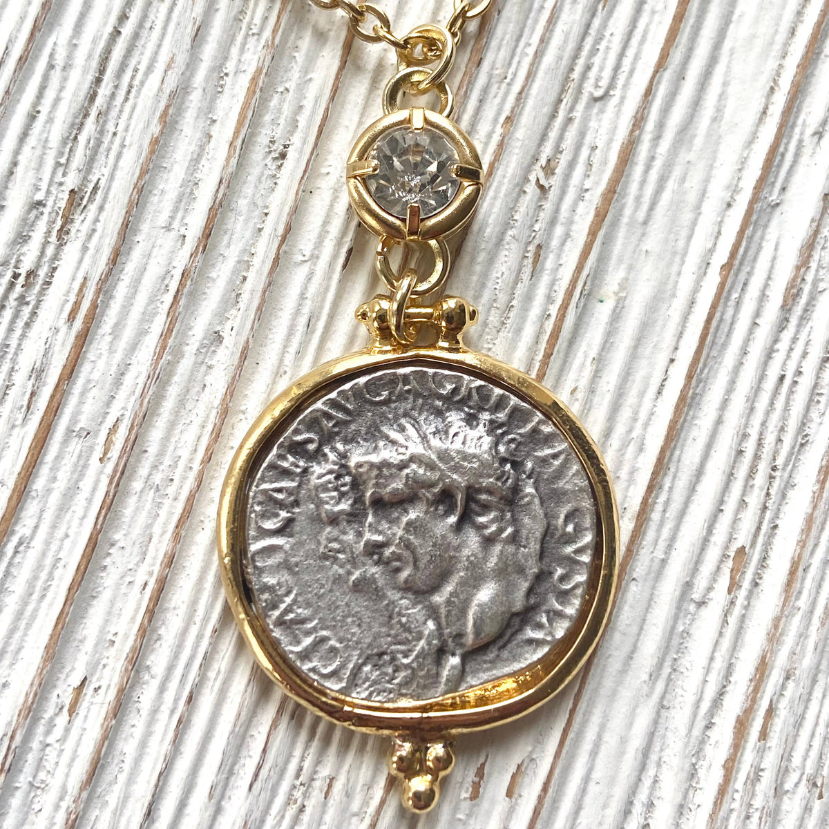 VB&CO Greek Coin Necklace