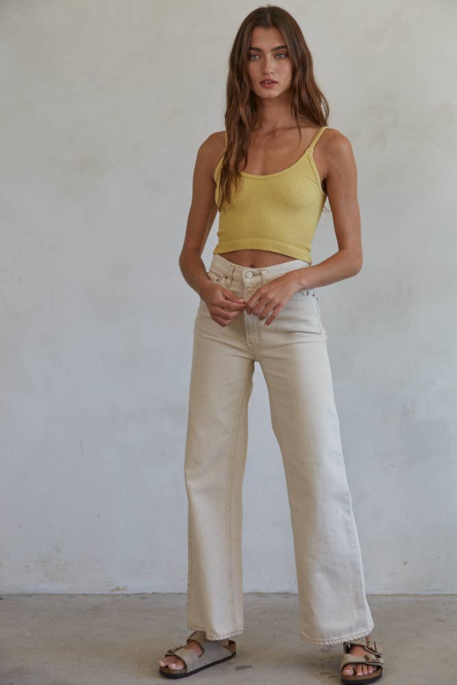 By Together Knit Ribbed Seamless Top