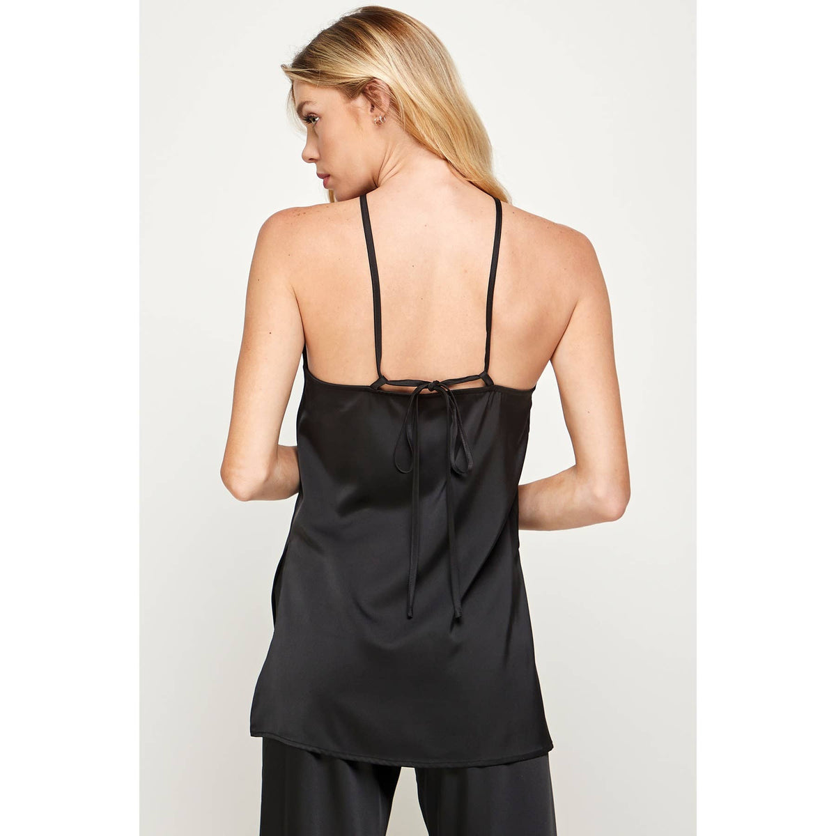 San Souci Halter Side Slit Tunic