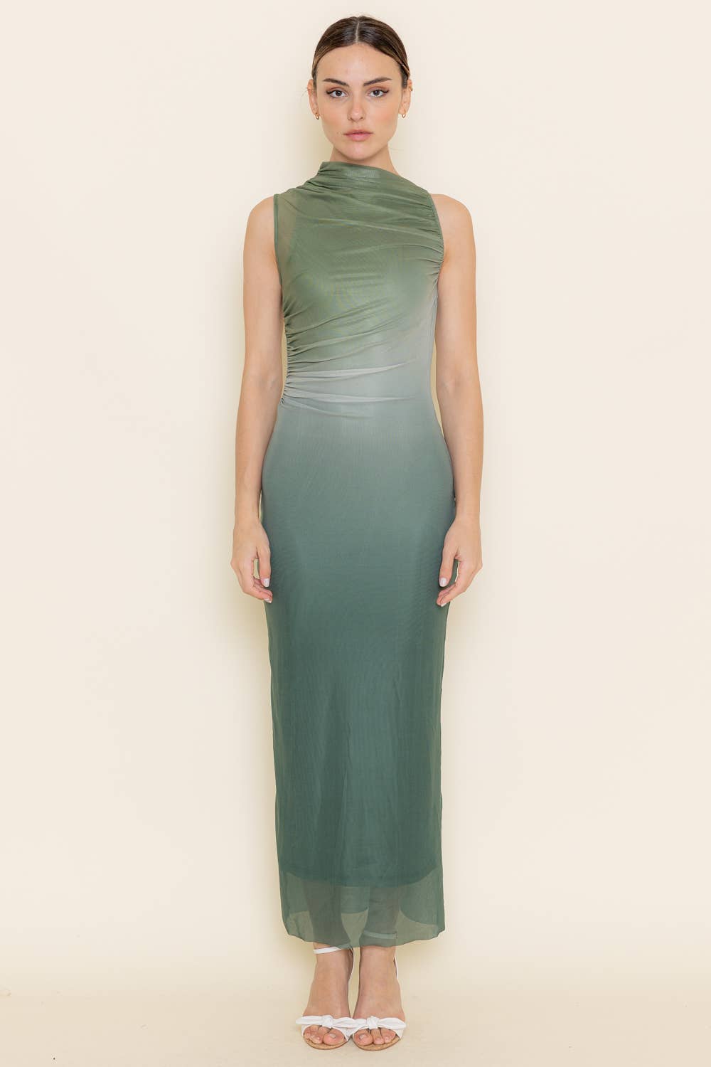 Fore Collection Brown Ombre Dress
