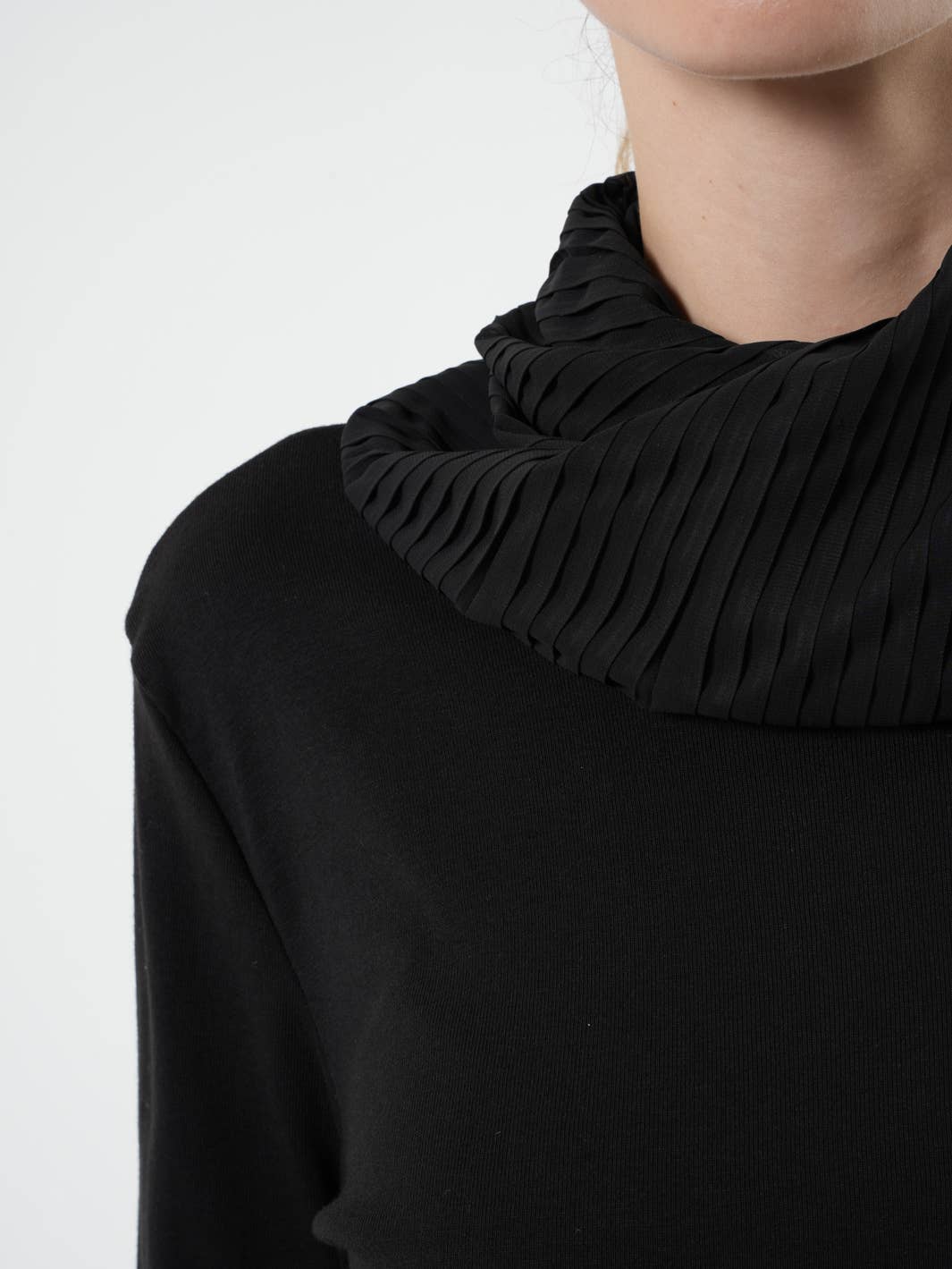 Metamorphoza Pleated Chiffon Dress