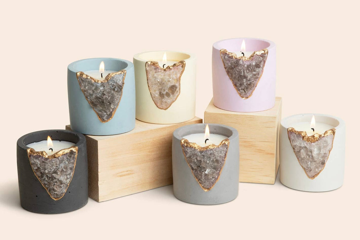 TB Fragrance Sweet Musk Geode Candle