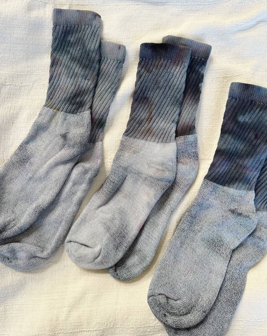 Mira Blackman Hand Dyed Organic Cotton Socks