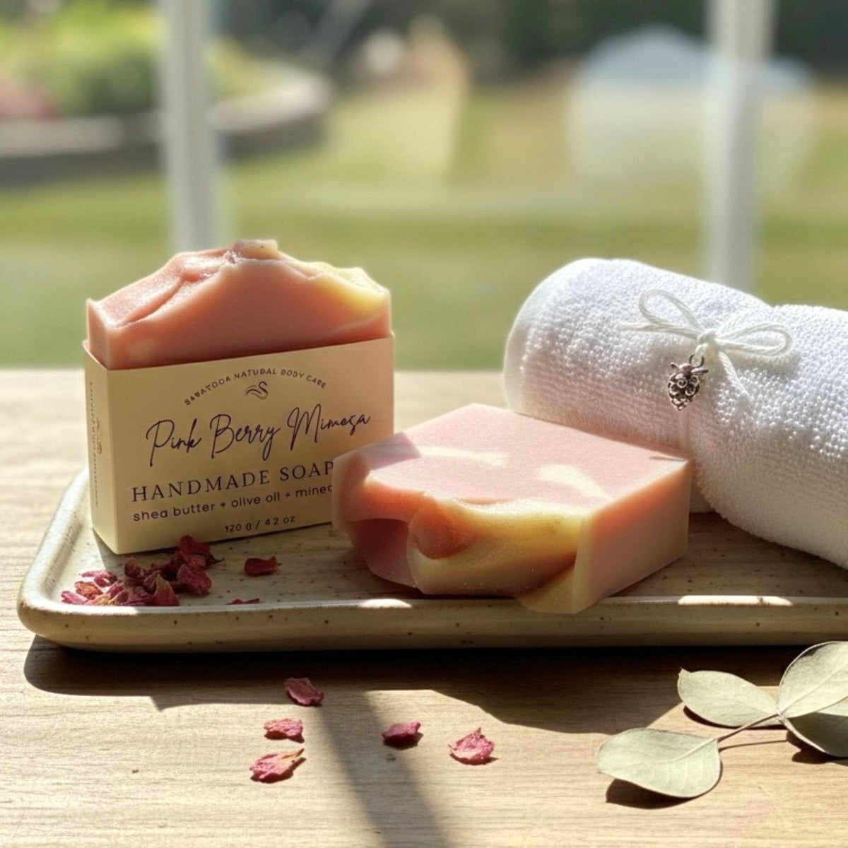 Saratoga Pink Berry Mimosa Soap