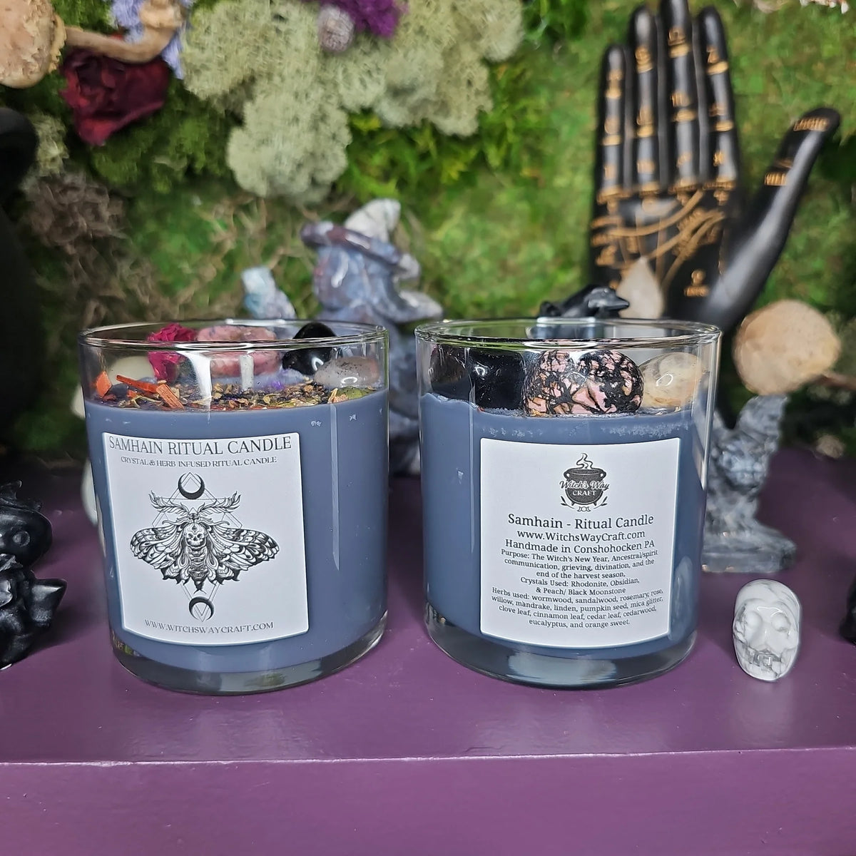 Witch's Way Samhain Ritual Candle