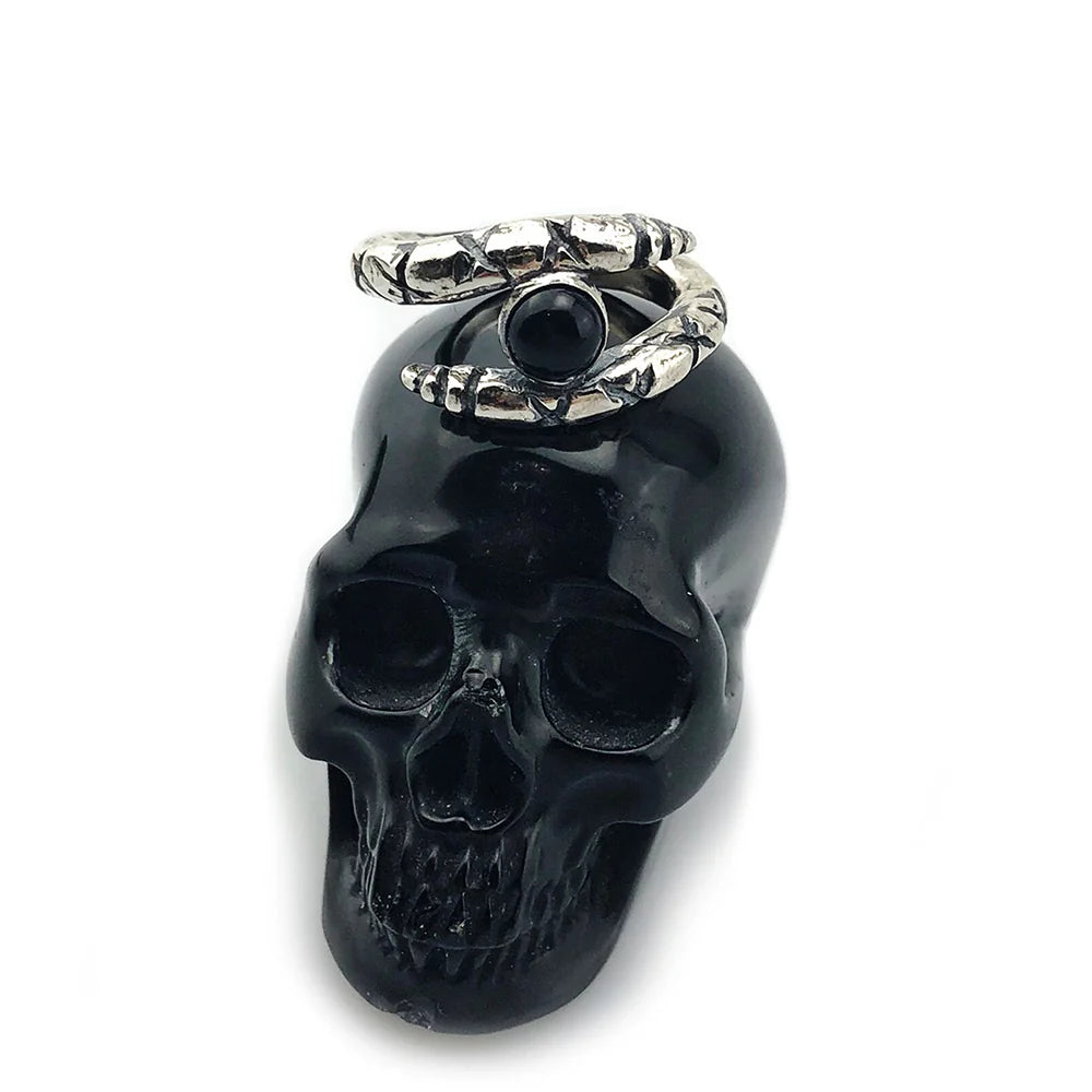 Hellhound Onyx Guardian Ring | Ready to Ship