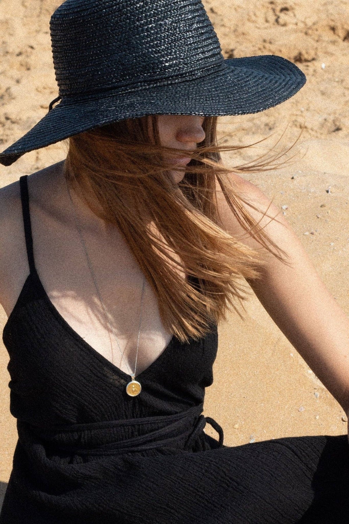 The Handloom Sage Maxi Dress - Black