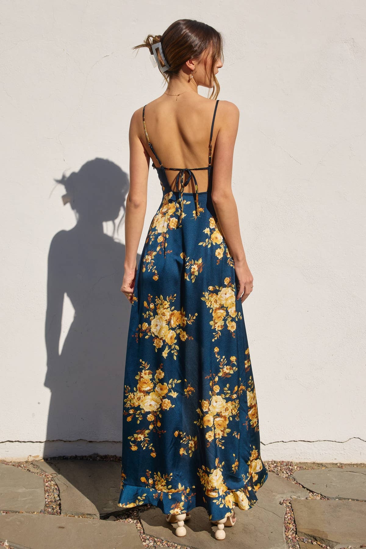 Dress Forum Floral Asymmetrical Dress