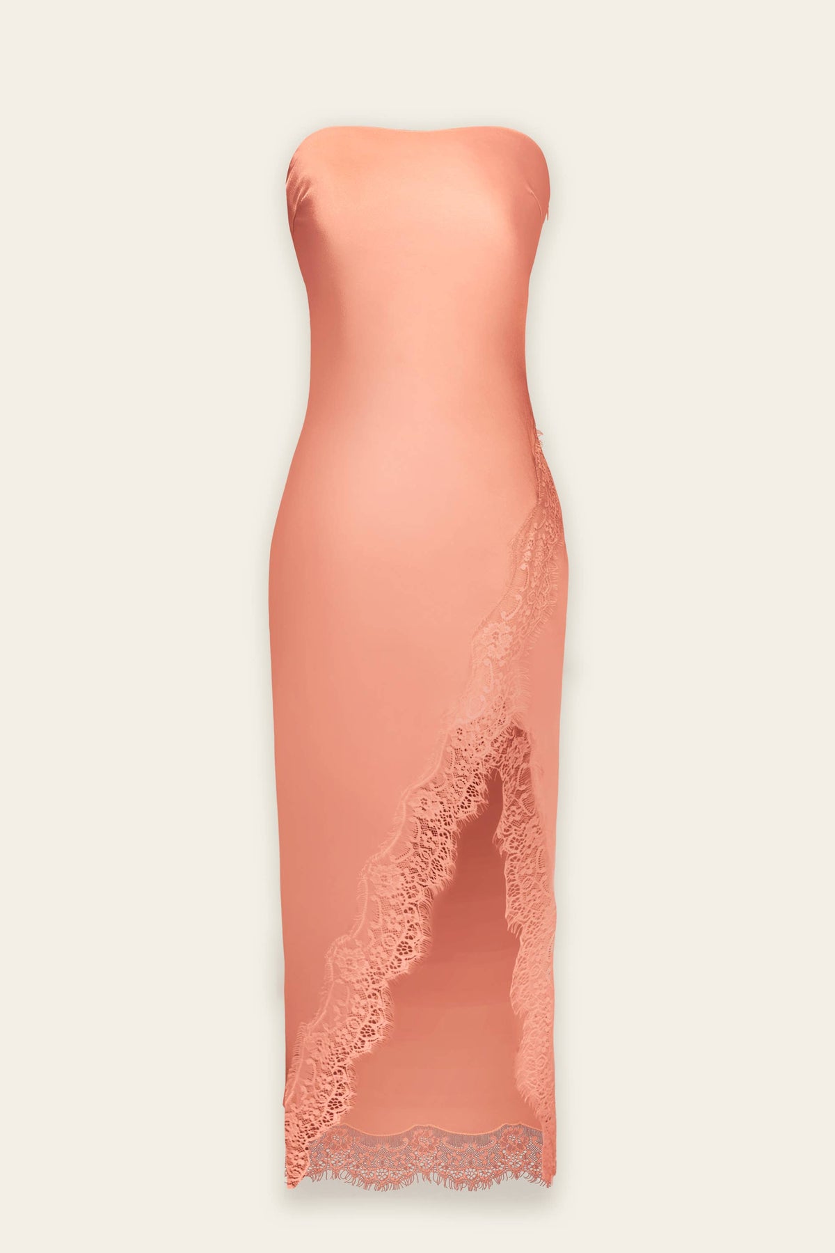 Dress Forum Lace Hem Midi Dress
