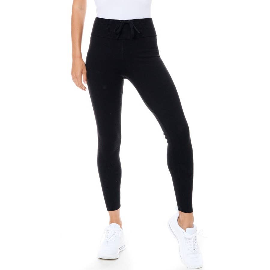 Maronie Stretchy Knit Leggings