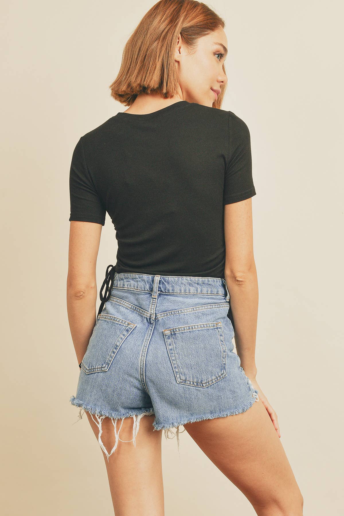 Dress Forum Drawstring Ruched Tee