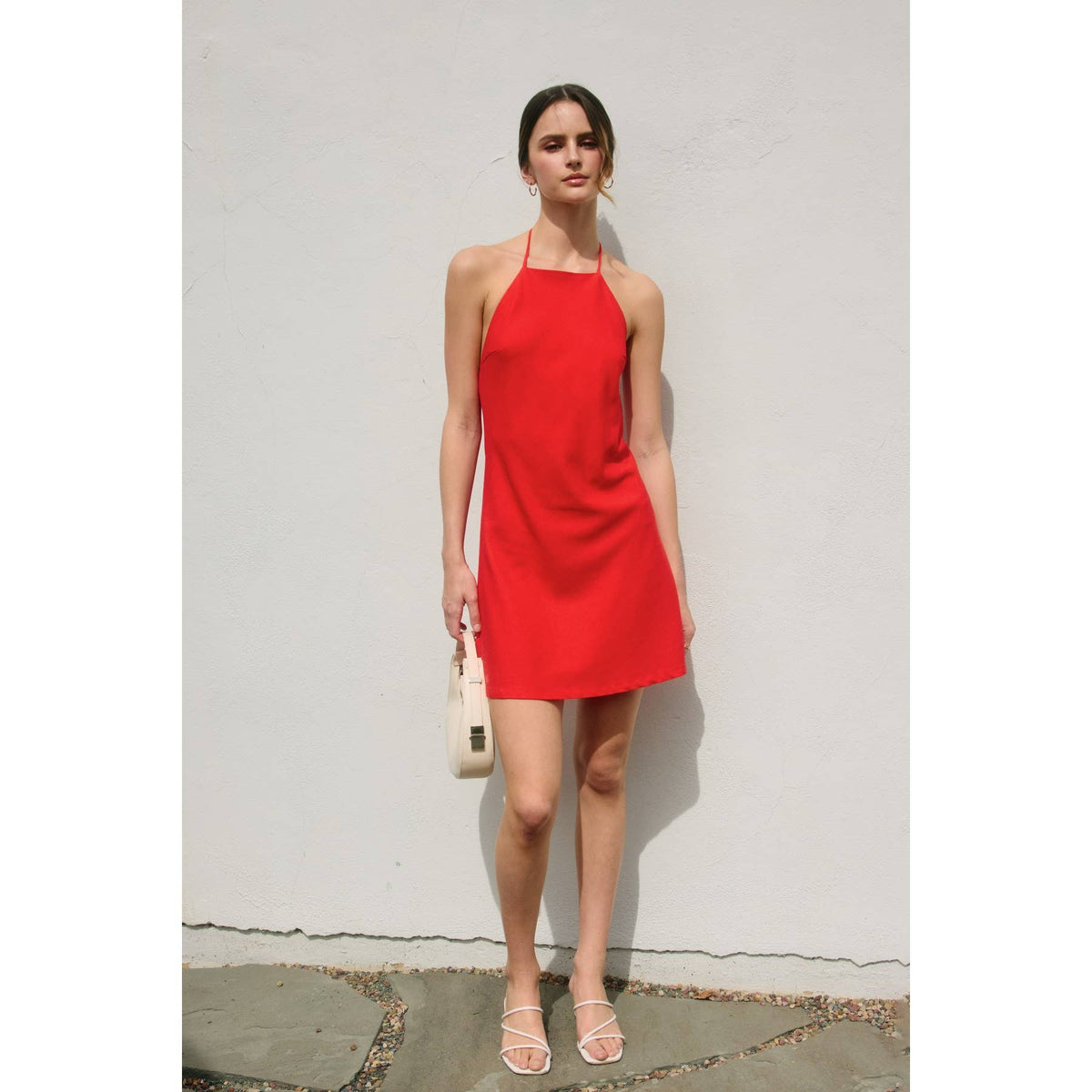 Dress Forum Halter Back Tie Mini Dress