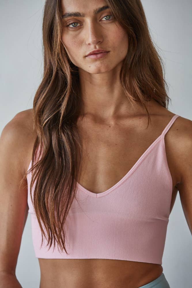 By Together Seamless Triangle Crop Top
