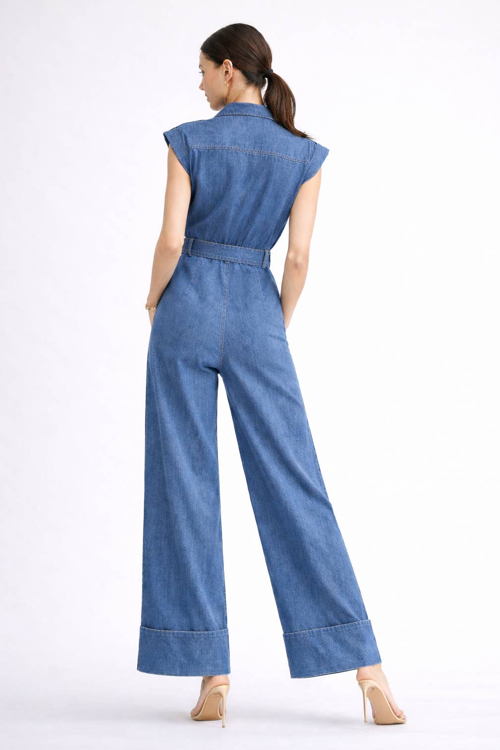 Endless Blu Denim Jumpsuit