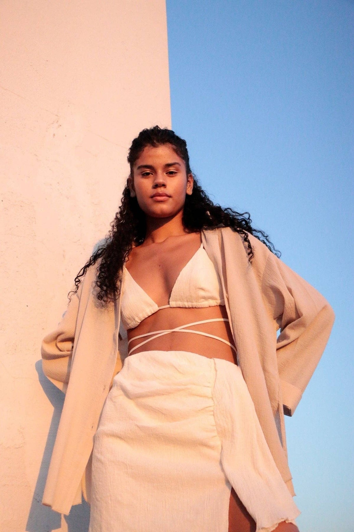 The Handloom Bella Mini Skirt