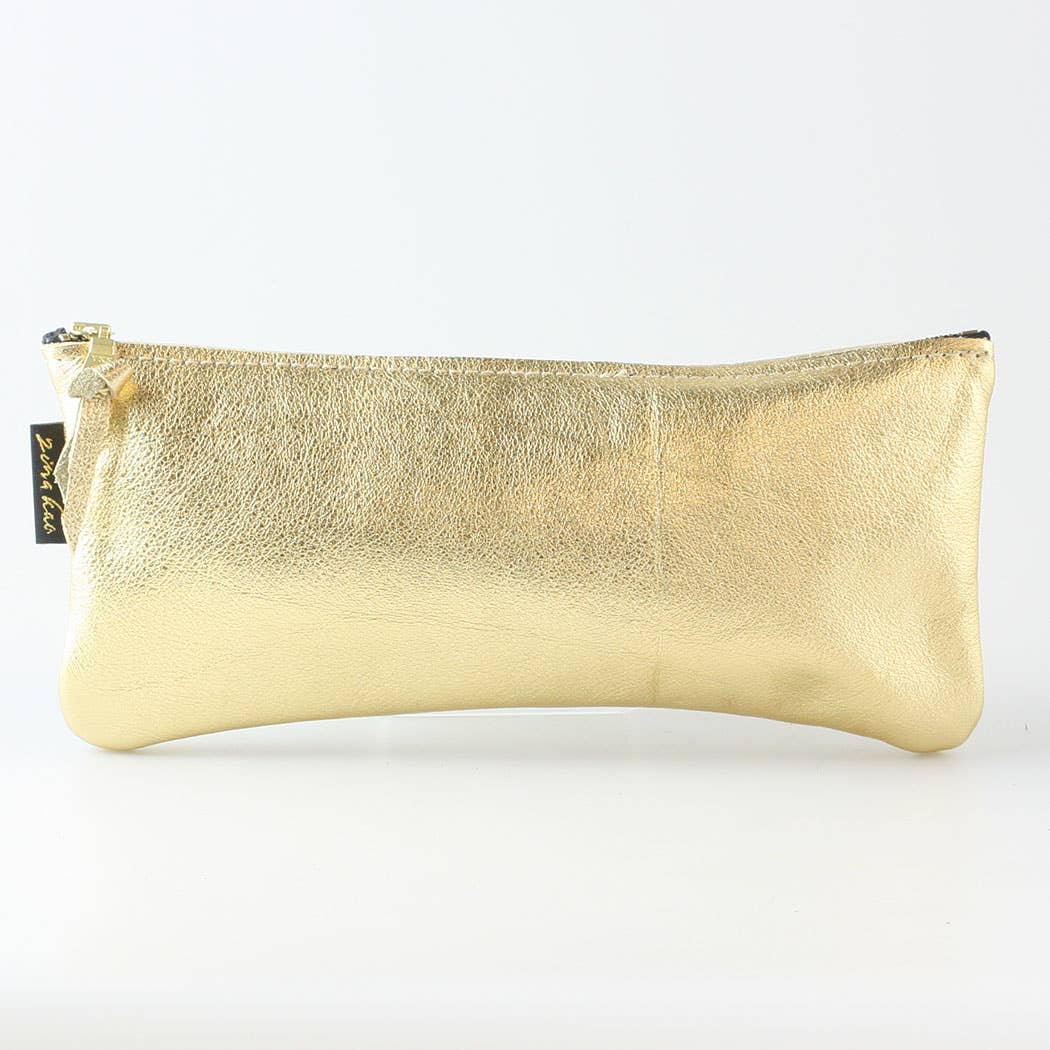 Zina Kao Metallic Pencil Case