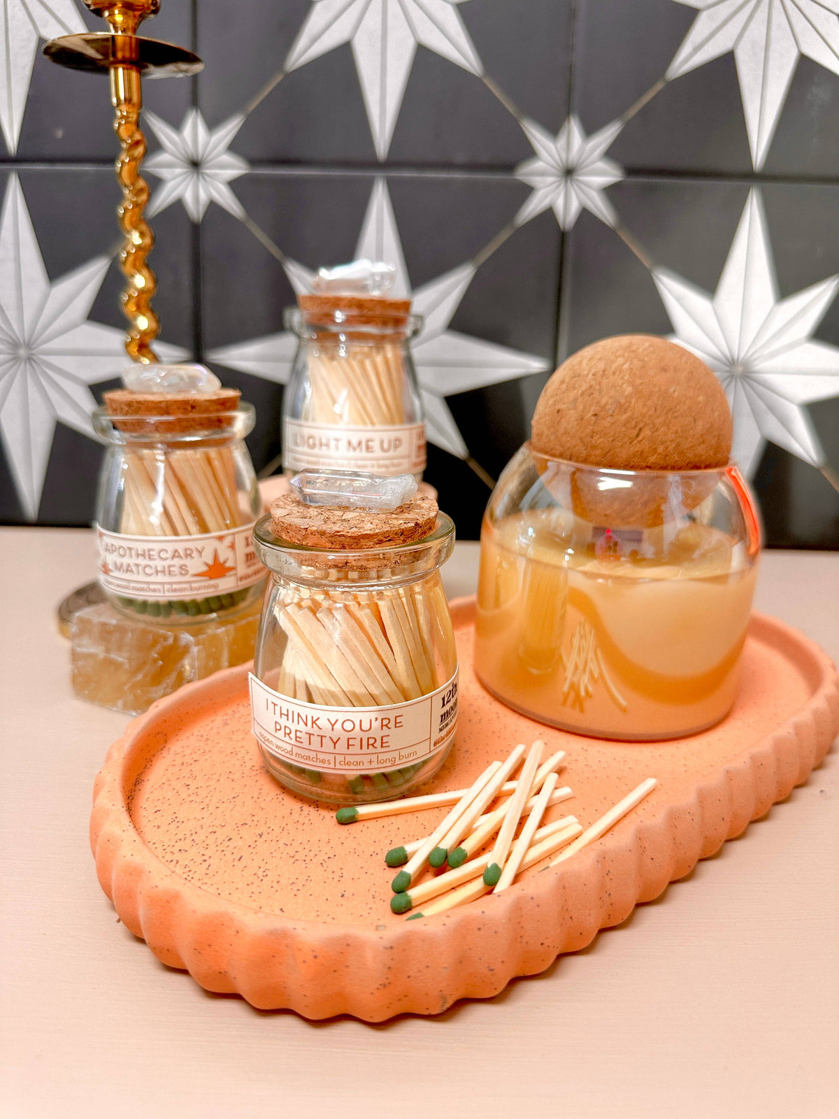 The 12th Moon Apothecary Jar Matches