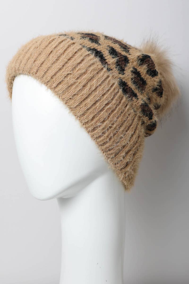 Leto Leopard Beanie