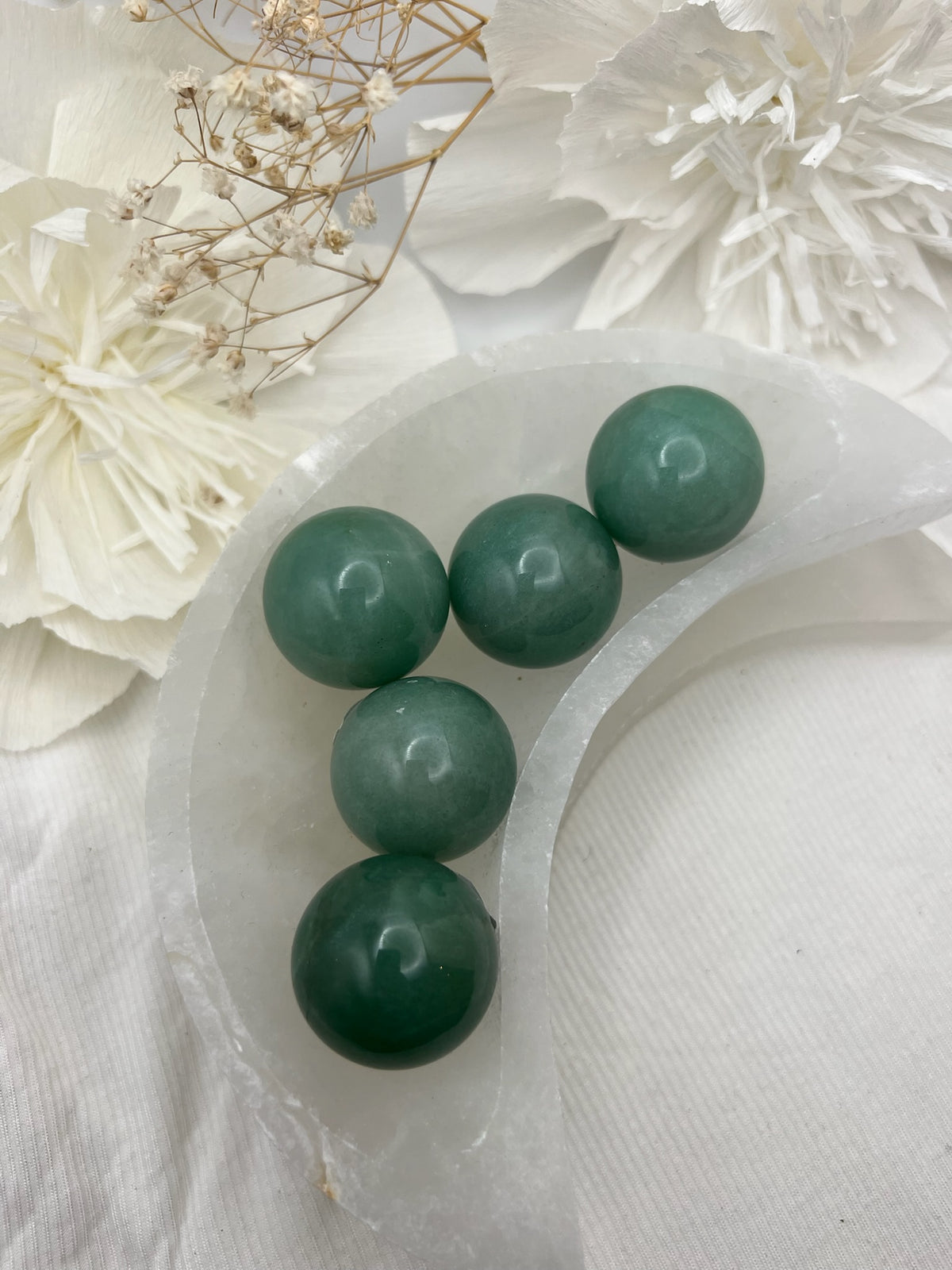 Witch's Way Green Adventurine Sphere