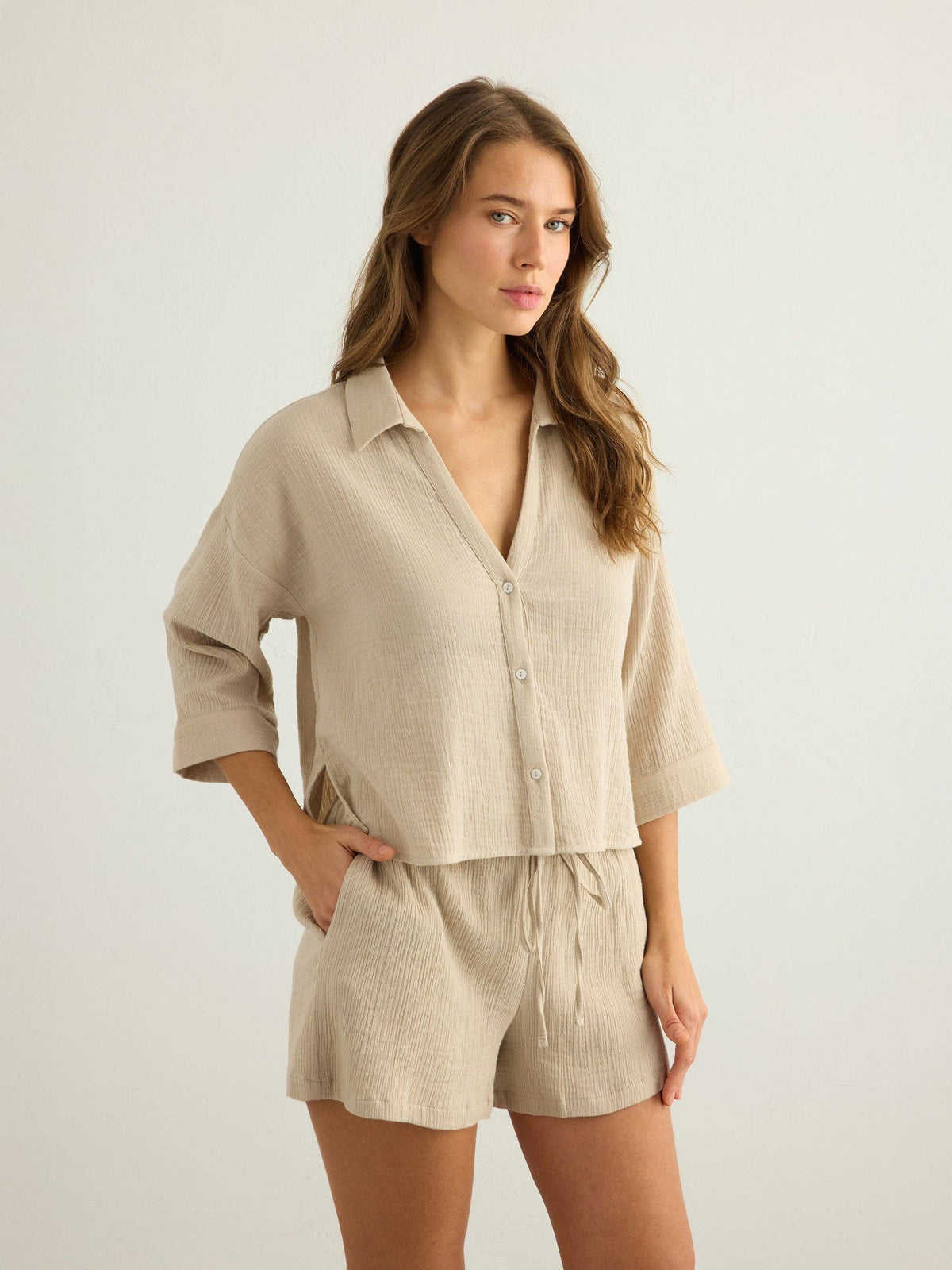 The Handloom Aura Drawstring Shorts