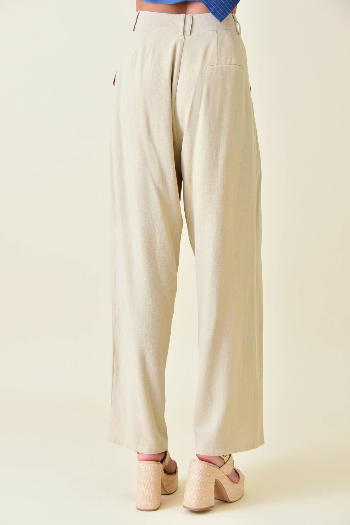 Fore Collection Linen Basic Trousers