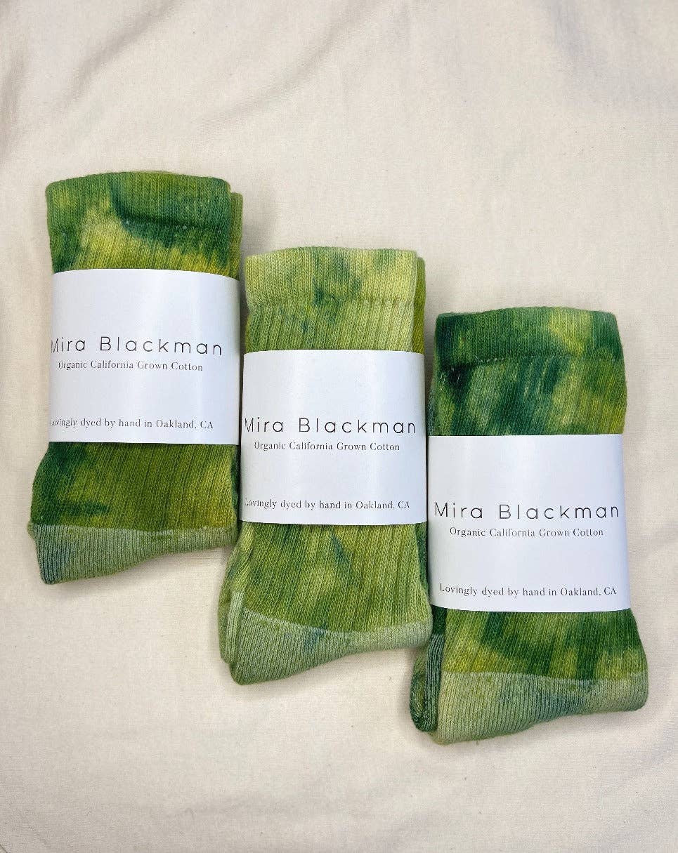 Mira Blackman Hand Dyed Organic Cotton Socks