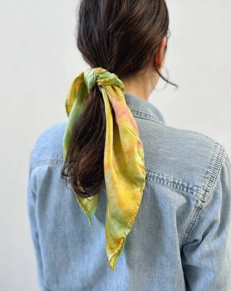 Mira Blackman Hand Dyed Silk Scarf
