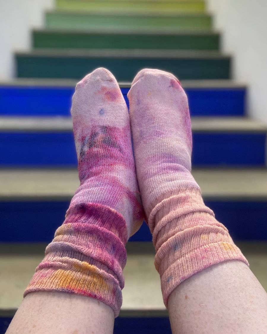 Mira Blackman Hand Dyed Organic Cotton Socks