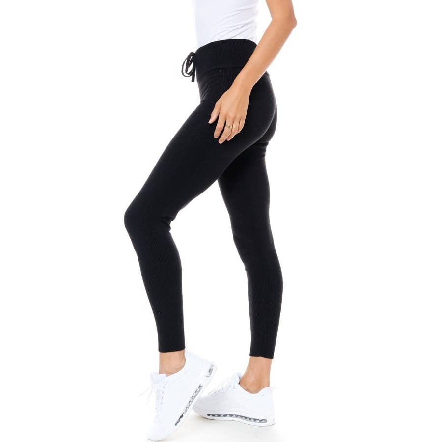 Maronie Stretchy Knit Leggings