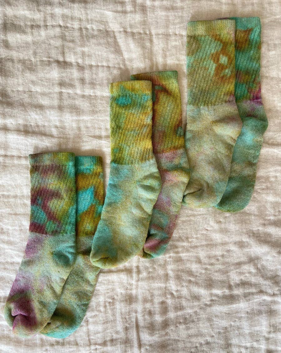 Mira Blackman Hand Dyed Organic Cotton Socks