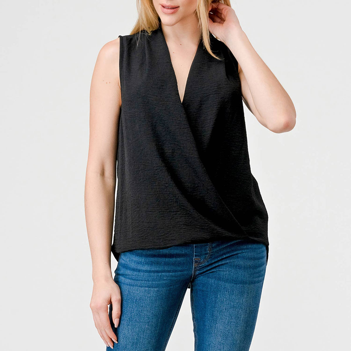 Heimious Surplice Woven Top