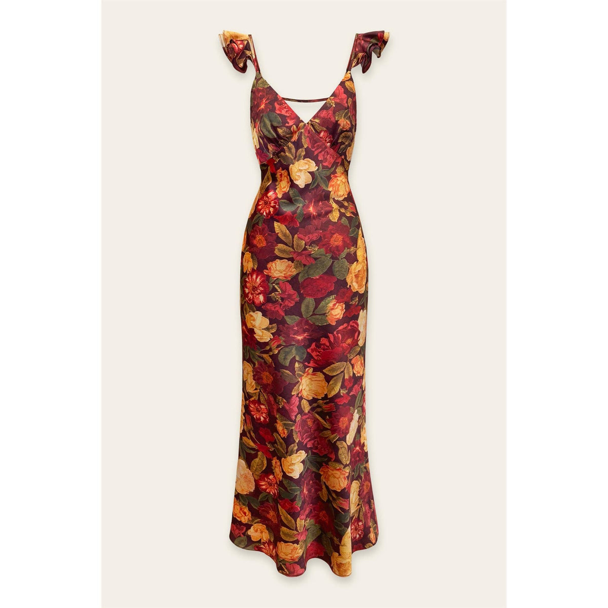Dress Forum Florence Flutter Shoulder Maxi Dress