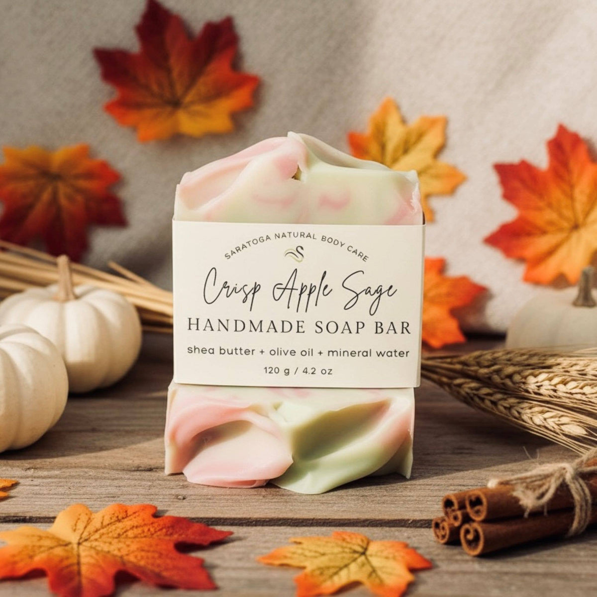 Saratoga Crisp Apple Sage Natural Soap Bar