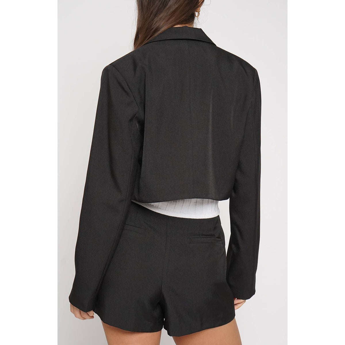 San Souci Cropped Suit Blazer