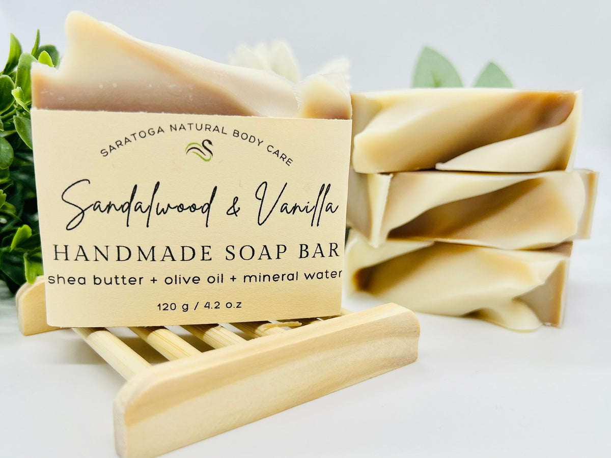Natural Sandalwood Vanilla Soap