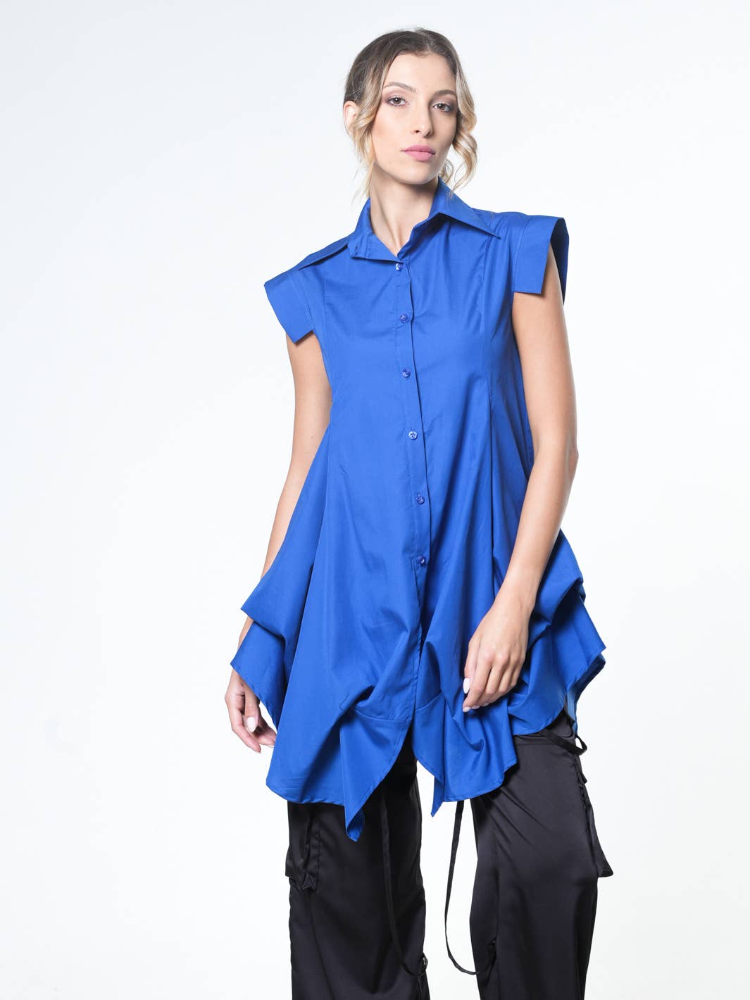 Metamorphoza Loose Sleeveless Shirt